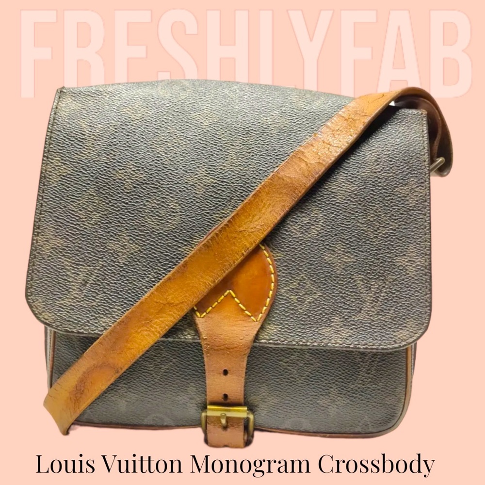 Louis Vuitton Monogram Crossbody Handbag (Authentic)